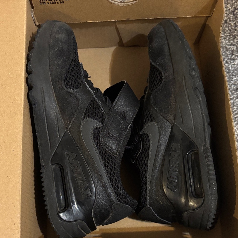 Nike All-Black Men's Air Max Low-Top Sneakers